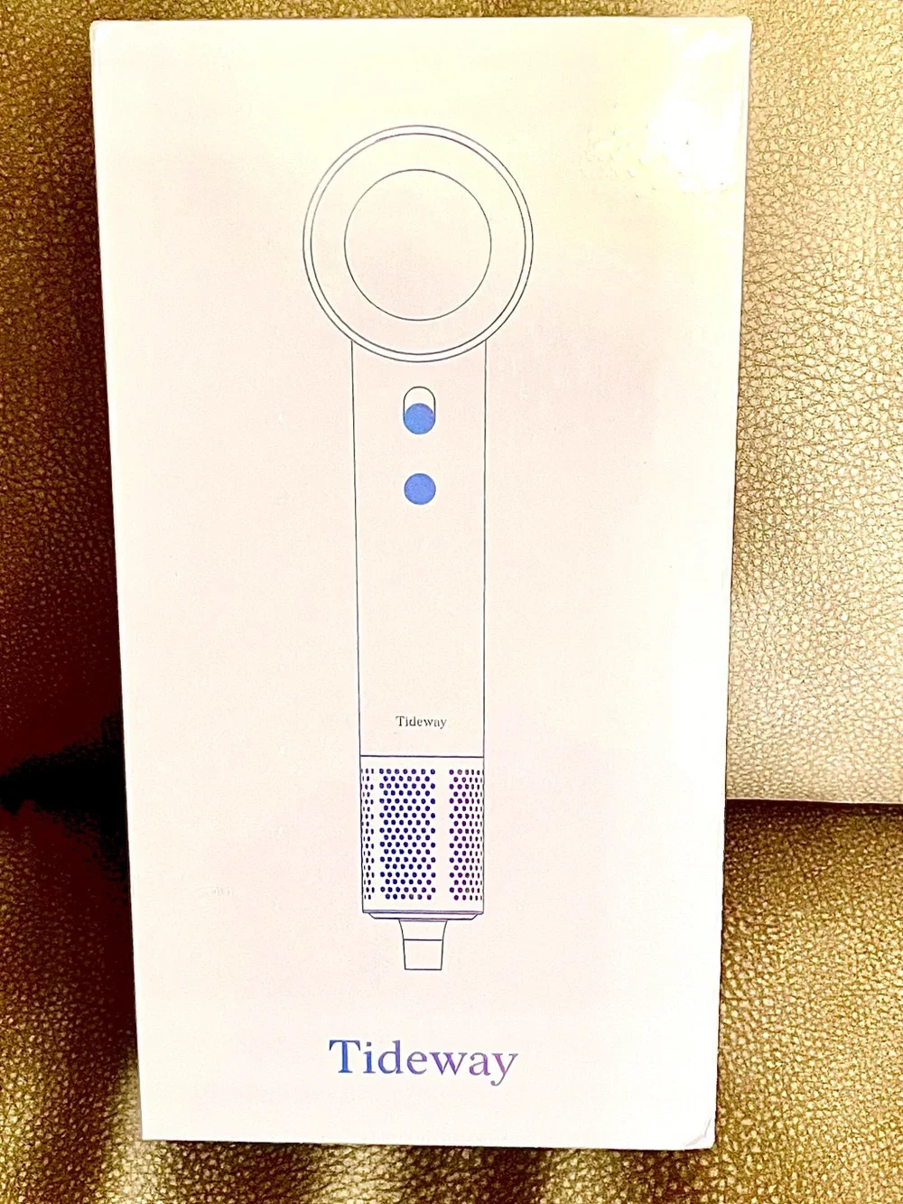 Tideway White and Gold High-End Hair Dryer